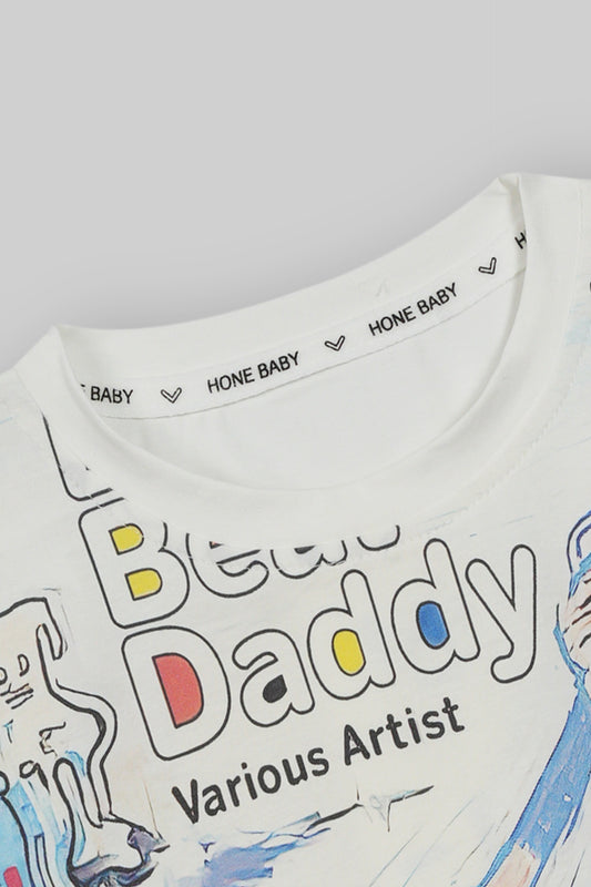 MAJESTIC GRAPHIC TEE WITH COTTON SHORTS