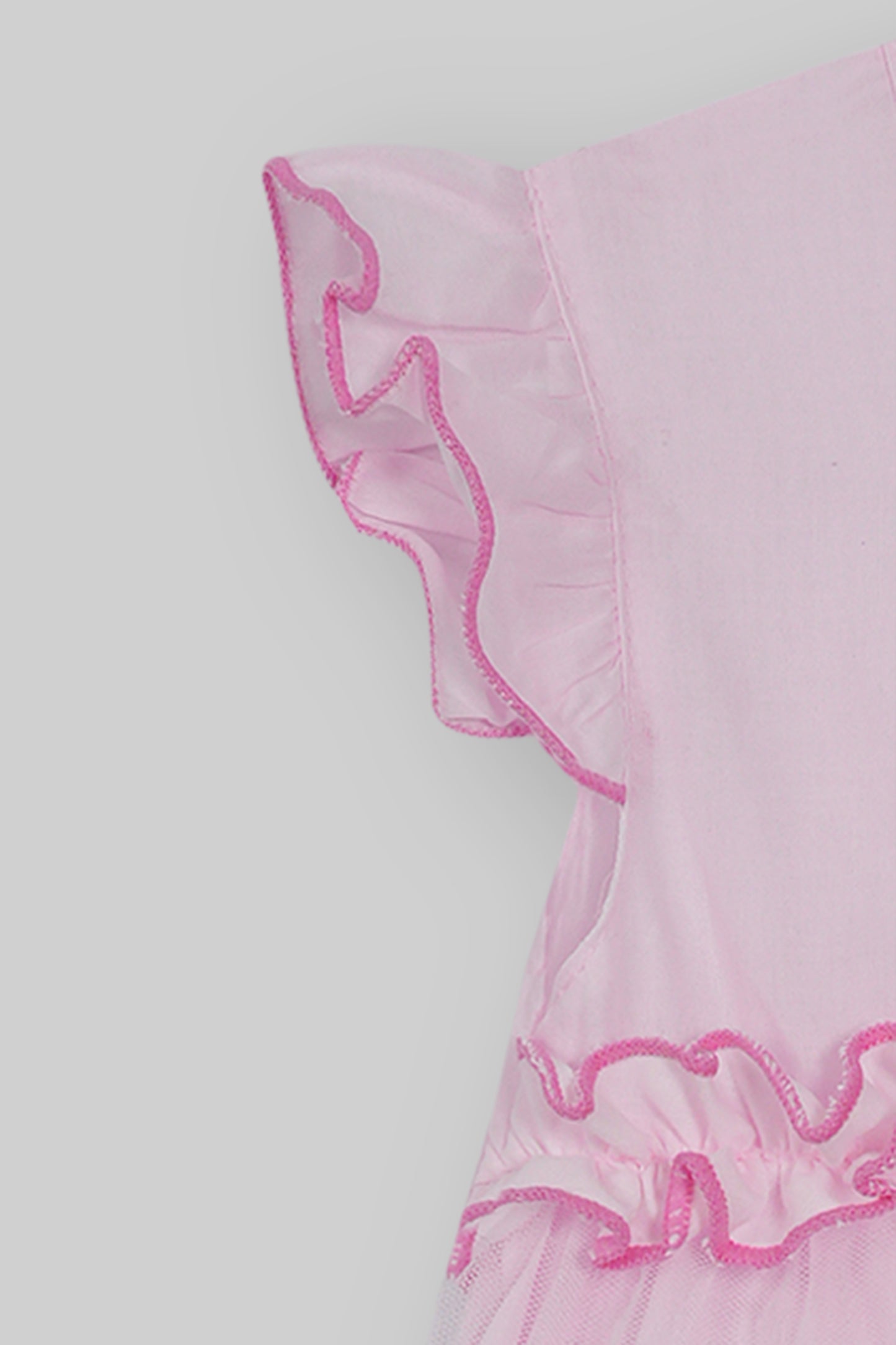 Cotton Frock & Nicker Set (Pink)