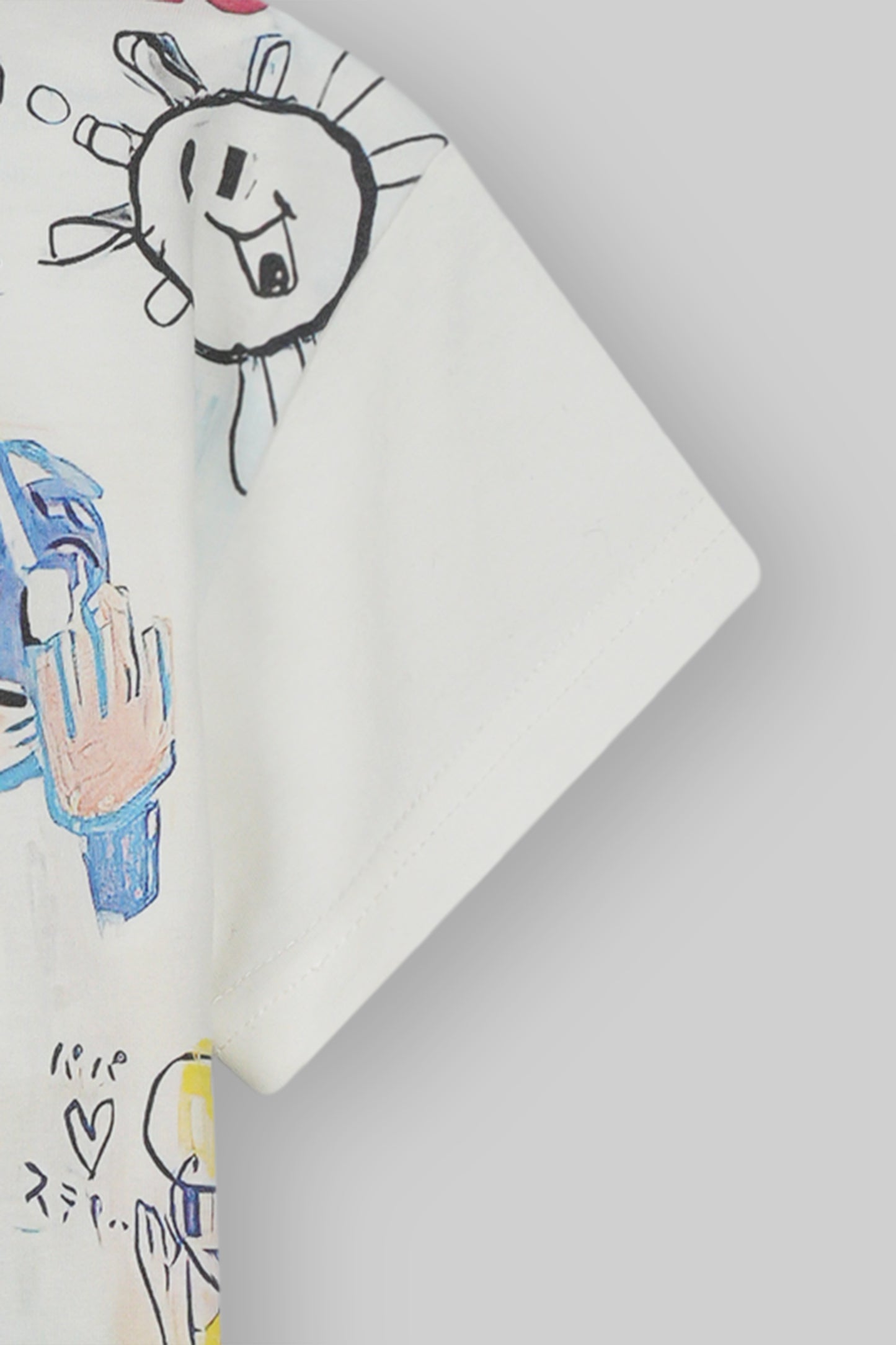 MAJESTIC GRAPHIC TEE WITH COTTON SHORTS