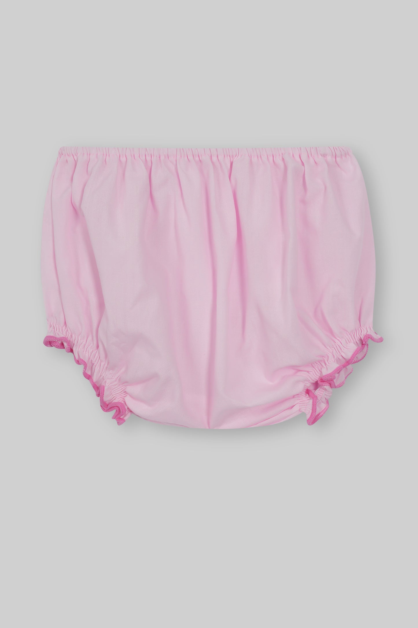 Cotton Frock & Nicker Set (Pink)
