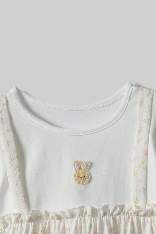 Cream Fantasy Frock & Short Set