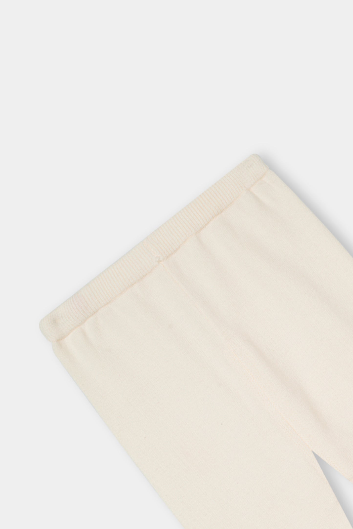 Cream & Blue Sweater & Trouser Set