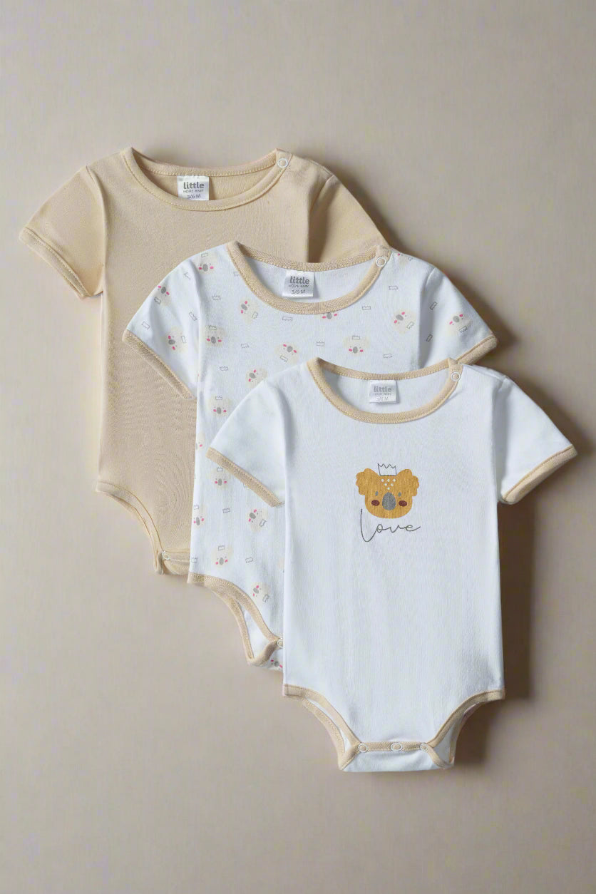 Onesie (3 Body Suits for Baby Boy)