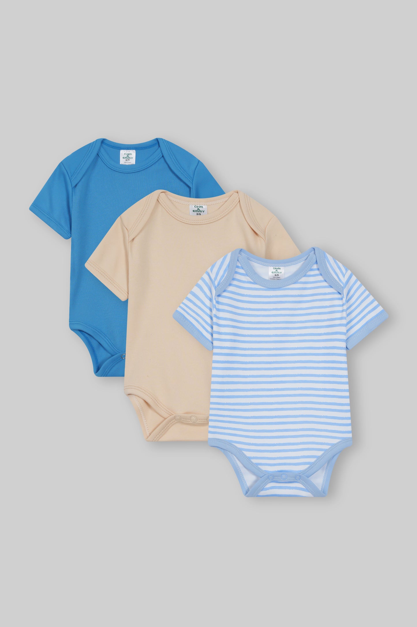 ONESIE PACK OF THREE ESSENTIALS