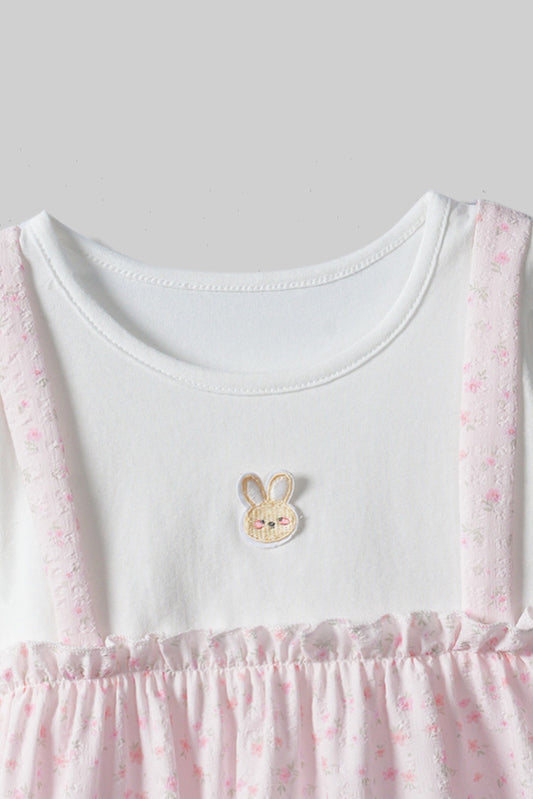 Pink Fantasy Frock & Short Set