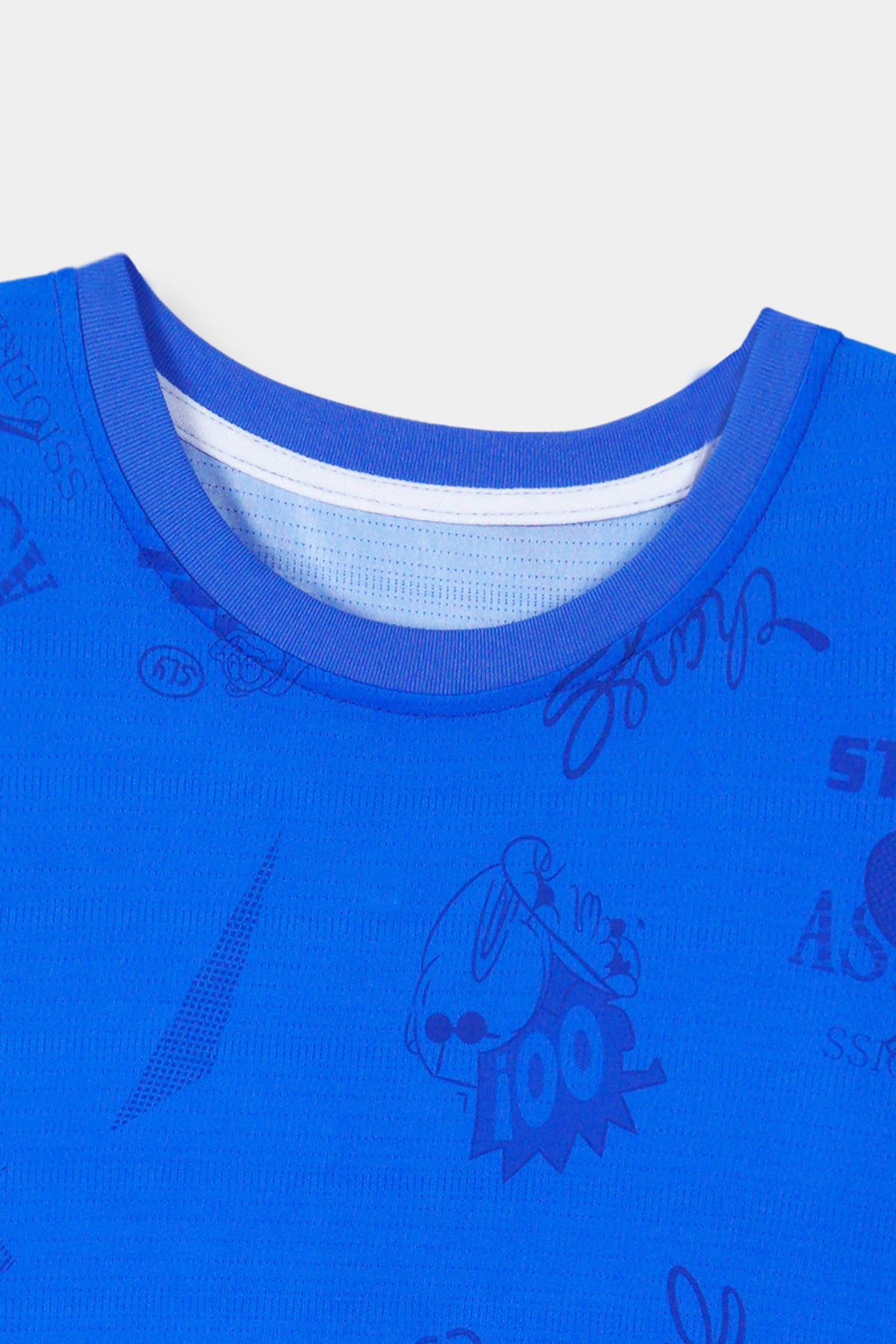 Boys Imported Soft Cotton Graphic Printed Royal Blue T-Shirt