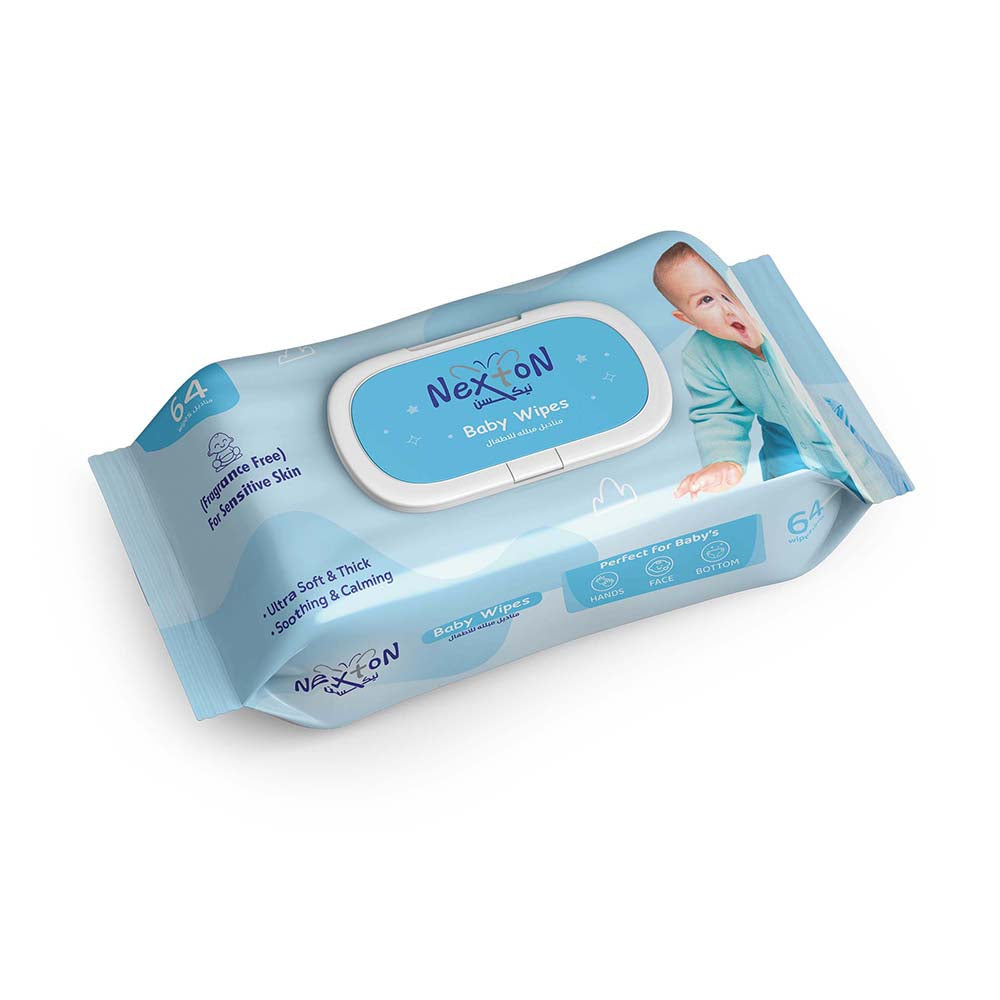 Nexton Baby Wipes 64's