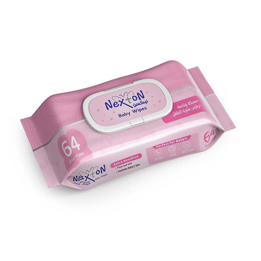 Nexton Baby Wipes 64's