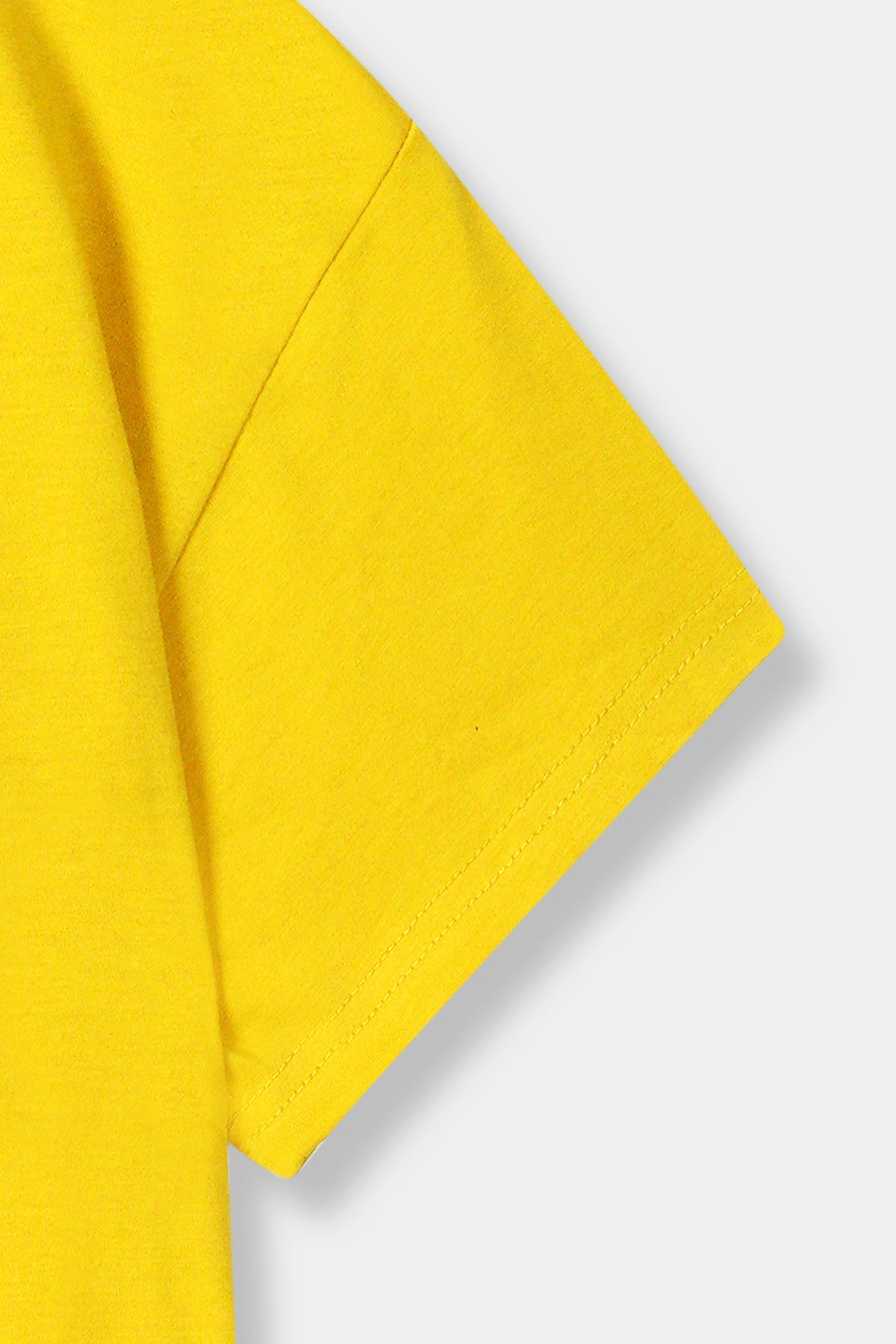 Boys Imported Soft Cotton Graphic Printed Yellow T-Shirt