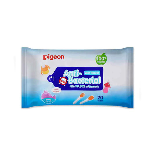 Pigeon Baby Anti Bacterial Wipes (60's)