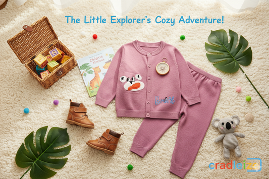 Violet Knit Sweater Trouser Set