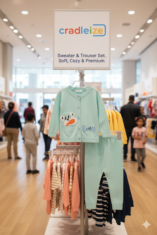 Zinc Green Sweater & Trouser Set