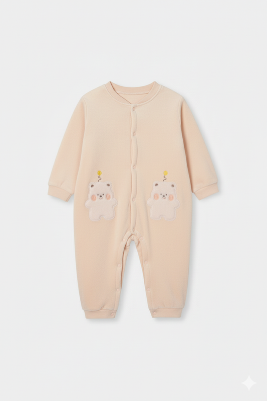 Polyester Filled Romper (Cute Bear)