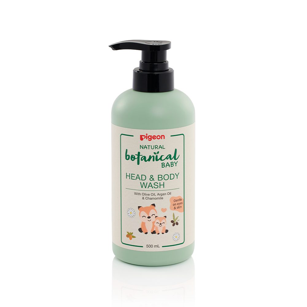 Pigeon Botanical Baby Head & Body Wash 500Ml