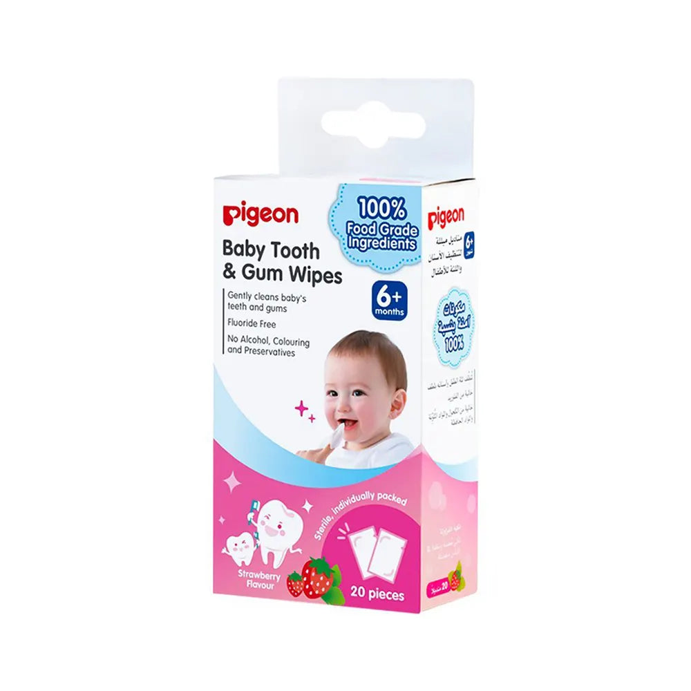 Pigeon Baby Tooth & Gum Wipes (6 Months+)