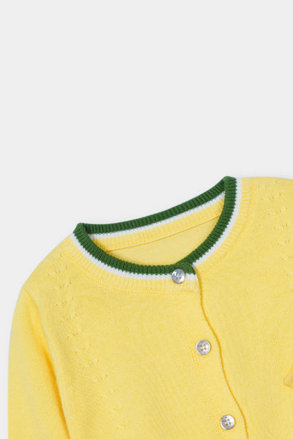 Yellow Sweater & Trouser Set