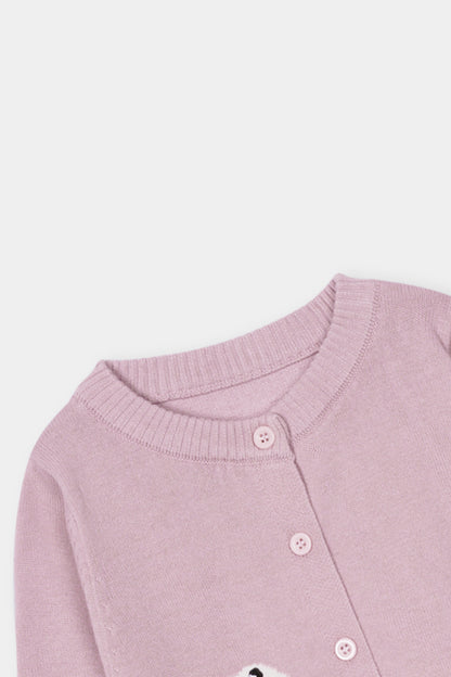 Violet Knit Sweater Trouser Set