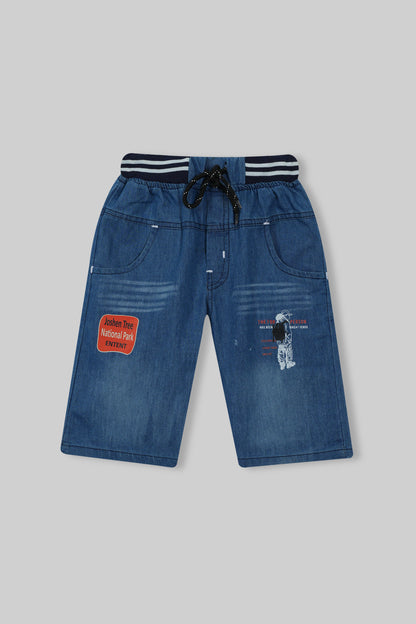 HANDSOME TEE WITH JEANS SHORTS