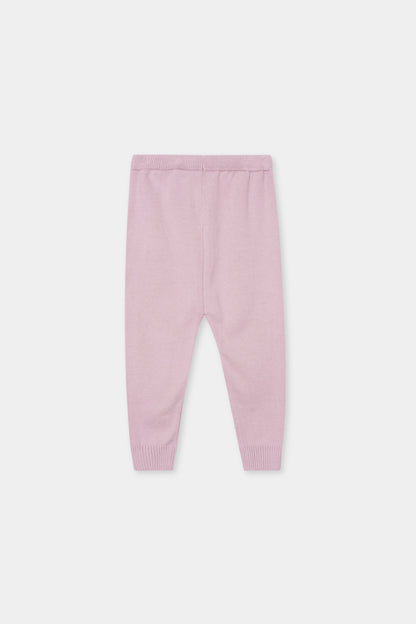 Violet Knit Sweater Trouser Set