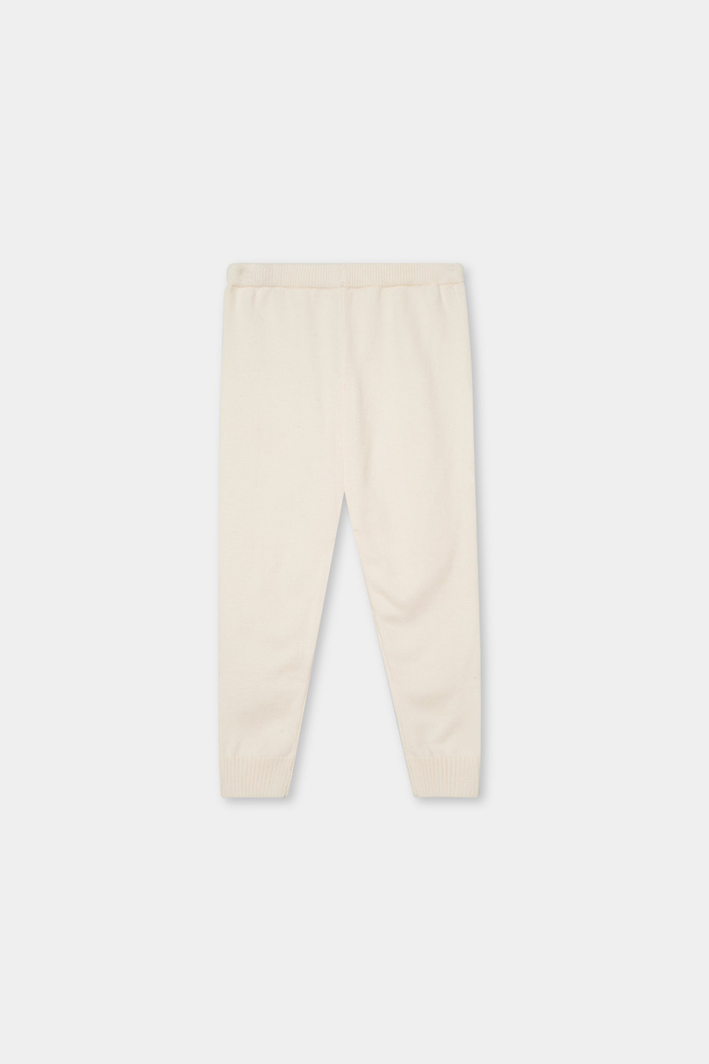Cream & Blue Sweater & Trouser Set