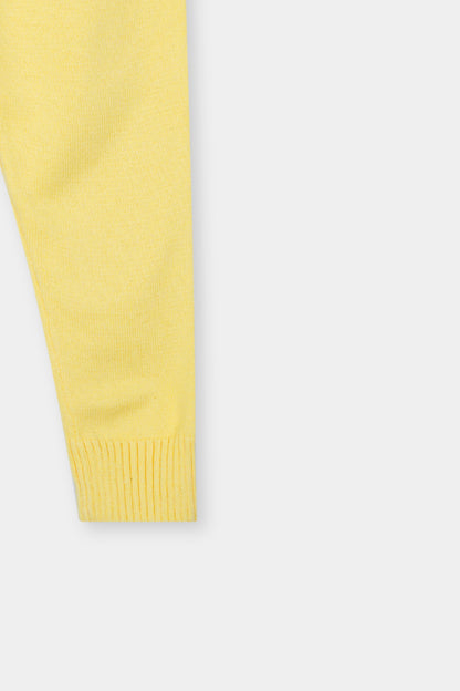 Yellow Sweater & Trouser Set