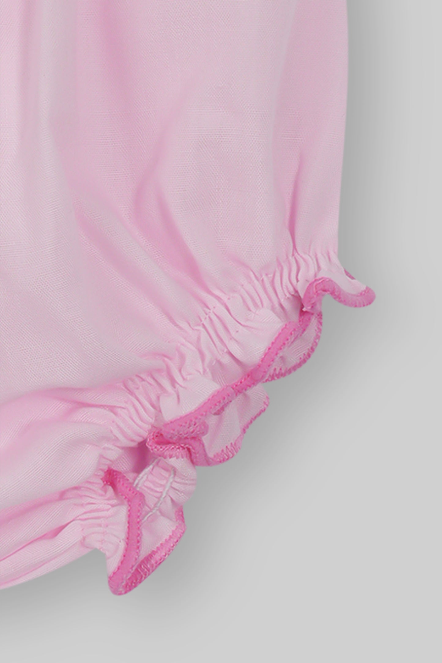 Cotton Frock & Nicker Set (Pink)