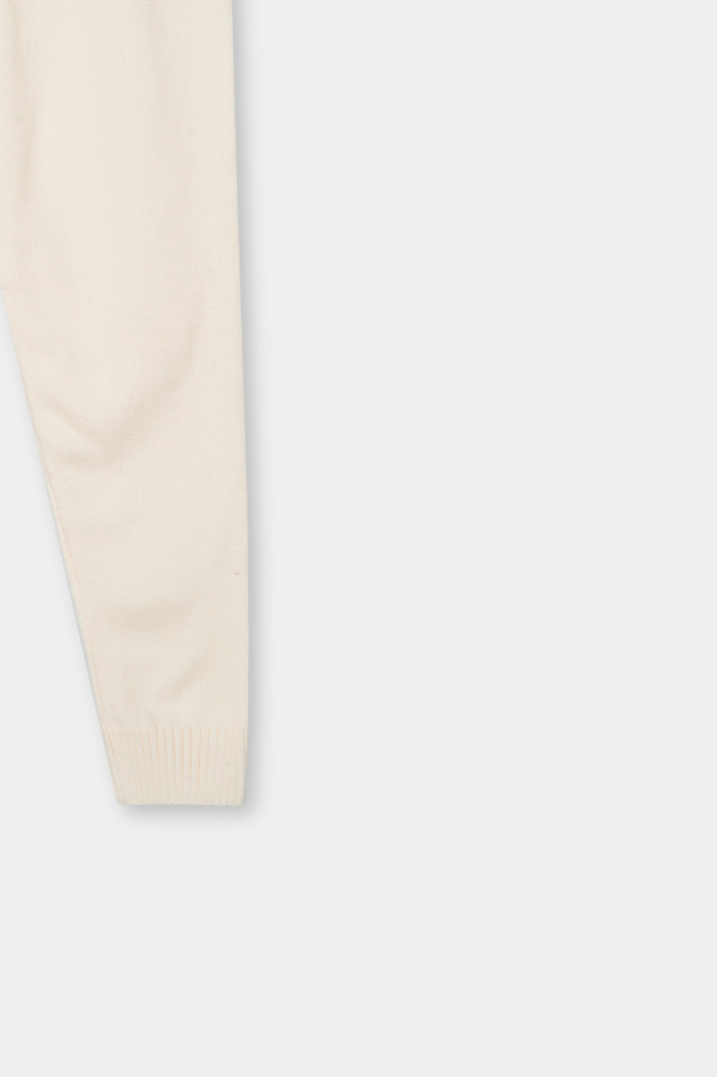 Cream & Blue Sweater & Trouser Set