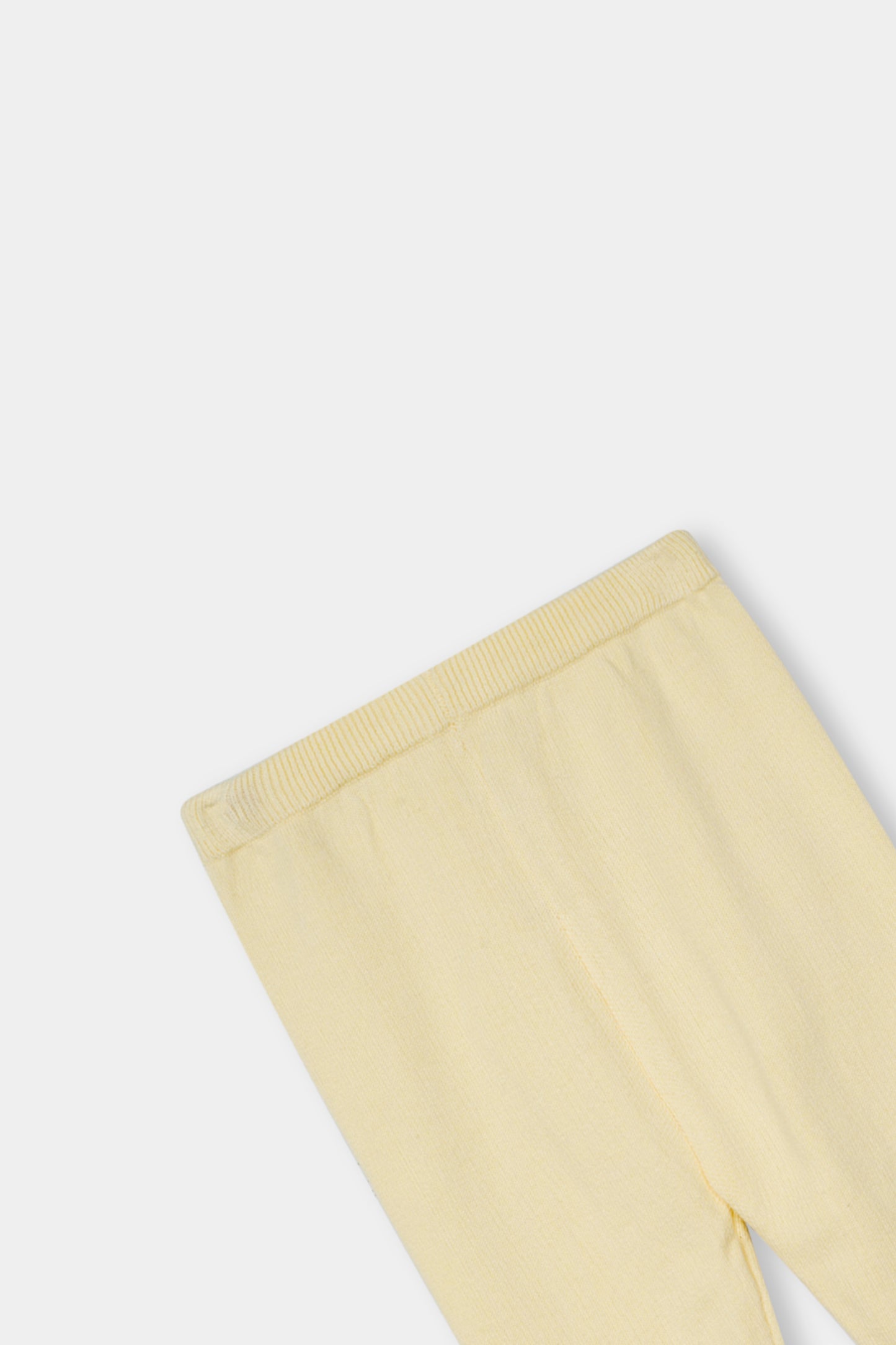 Cream & Green Sweater & Trouser Set