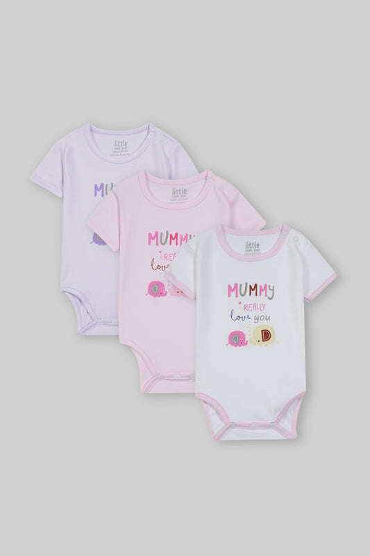 ONESIE PACK OF THREE