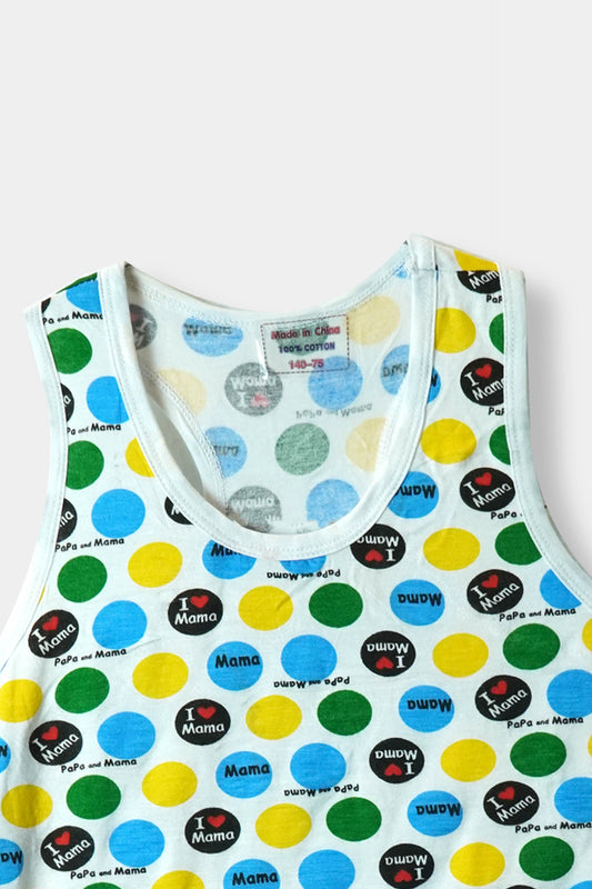 Kids Imported Soft Cotton Vest Top