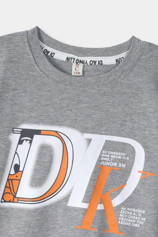 Boys Imported Soft Cotton Graphic Printed T-Shirt