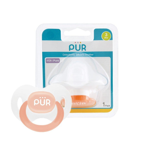 Pur Orthodontic Soother 0+ months (Baby Pink)
