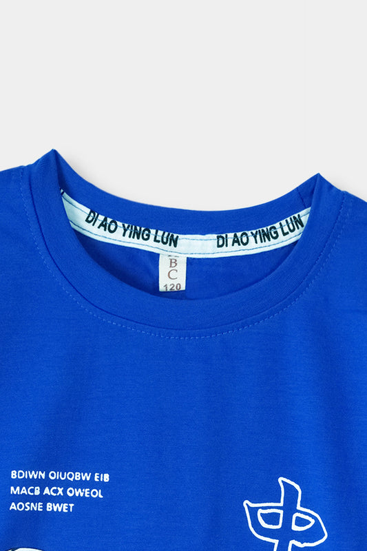 Boys Imported Soft Cotton Graphic Printed T-Shirt