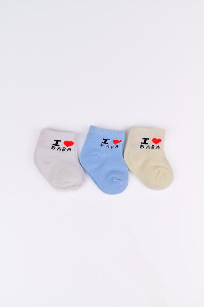 Imported Socks for Baby Boy Pack of 3 Pairs