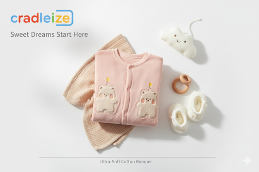 Polyester Filled Romper (Cute Bear)