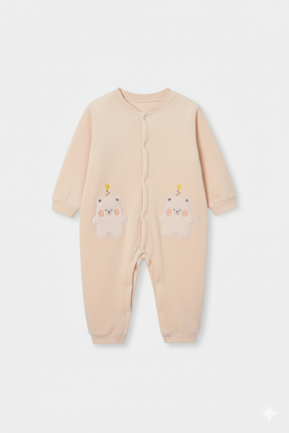 Polyester Filled Romper (Cute Bear)